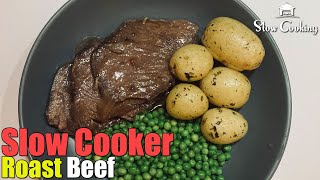 Slow Cooker Roast Beef and Gravy [upl. by Yneffit]