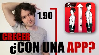 ¿PUEDES AUMENTAR TU ESTATURA CON UNA APLICACIÓN [upl. by Yenots]