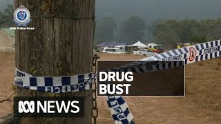 Largescale meth lab hidden on rural property near Braidwood raided by police  ABC News [upl. by Eillehs]