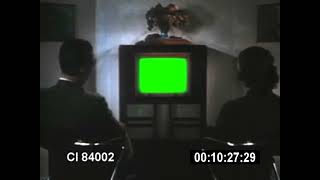 Green Screen of People Watching TV in the 1950s [upl. by Wilmer]