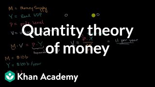 Quantity theory of money  AP Macroeconomics  Khan Academy [upl. by Okomot]