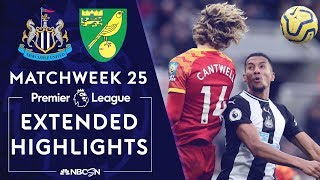 Newcastle v Norwich City  PREMIER LEAGUE HIGHLIGHTS  212020  NBC Sports [upl. by Tolman187]