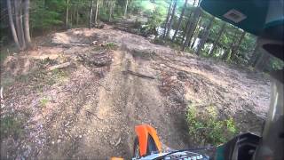 Enduro riding on ktm sx85 [upl. by Eulalie211]