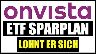 🚀 ONVISTA ETF SPARPLAN FÜR 1 € 🏆 LOHNT ER SICH  🏆 ONVISTA ETF KOSTEN ETF SPARPLAN [upl. by Llenrag]