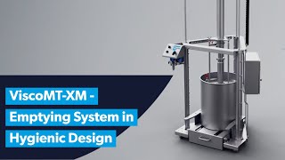 ViscoMTXM  Barrel Emptying System in Hygienic Design [upl. by Ainoyek]