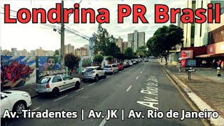 Londrina PR Brasil  Av Tiradentes Av JK e Av Rio Janeiro [upl. by Liana]