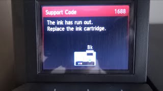 How to reset printer ink level error on a Canon Printer [upl. by Lamag]