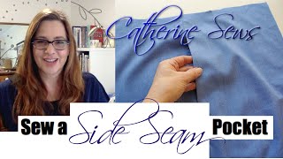 How to Sew a Side Seam Pocket [upl. by Rheba]