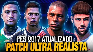 ðŸš¨COMO TER O PES 2017 TOTALMENTE ATUALIZADO EM 2024 COM ESSE PATCH [upl. by Calista244]