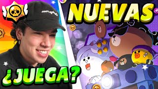 NUEVA COLABORACIÓN LINE FRIENDS😍SPREEN en BRAWL STARS😱YOUTUBERS OPINAN DEL JUEGO [upl. by Anitsihc]