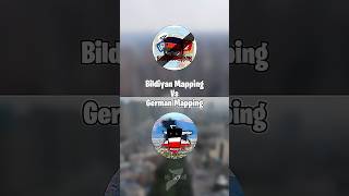 Bildiyan Mapping Vs German Mapper mapper geography countrys mapping map comparison [upl. by Artair489]