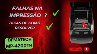 Como fazer a limpeza da cabeça de impressão da Bematech MP4200TH MP4000TH MP2500 Elgin I9 I8 [upl. by Lorou]