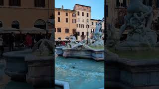 Piazza Navona is a beautiful and famous square in Rome Italy dmaxmaxie [upl. by Luas]