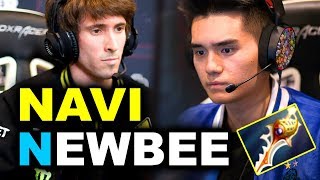 NAVI vs NEWBEE  EPIC 4x RAPIERS MEGAS  EPICENTER MAJOR DOTA 2 [upl. by Colwell]