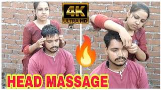 INDIAN GIRLquotHEAD MASSAGE FOR RELAX MIND💯👌 [upl. by Adihahs108]