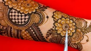 Beautiful indo arabic mehndi designs for hands  latest arabic henna design  wedding eid mehndi [upl. by Lal880]