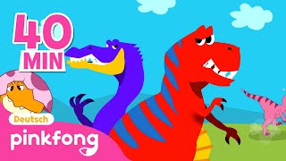 Wir sind die Dinosaurier  Dinolied  Baby Shark Deutsch  Pinkfong Baby Hai Kinderlieder [upl. by Nadeen52]