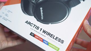 거의 모든 플랫폼에서 사용이 가능한 무선 게이밍 헤드셋 스틸시리즈 Arctis 1 Wireless [upl. by Ydnyl]