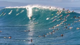 PIPELINE GOES OFF ON OPENING DAY OF THE SEASON [upl. by Capone573]