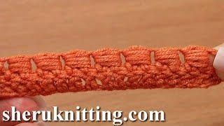 Crochet Bullion Block Stitch Part 2 of 7Second Way to Work Bullion Block Stitch [upl. by Schram]