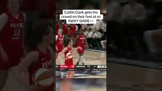 Standing ovation for Caitlin Clark amp the Fever at an AWAY game vs the Lynx 🔥 shorts [upl. by Yrokcaz]