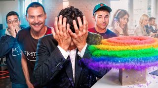 GLITTERBOMBING a Scam Call Center w Mark Rober [upl. by Edylc]