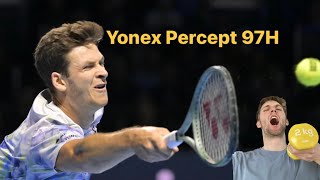 Yonex Percept 97H tennis racquet review [upl. by Denison]