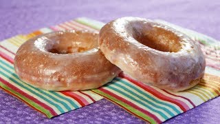 Healthier Oven Baked Doughnuts  Glazed Donuts [upl. by Bosch925]