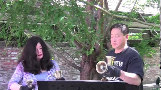 The Bells of St Marys 8Bell Handbell Duet  Larry and Carla [upl. by Aicirtam]