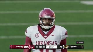 16 Arkansas Razorbacks 74 vs 17 Missouri Tigers 83  November 30 2024 [upl. by Rivkah365]