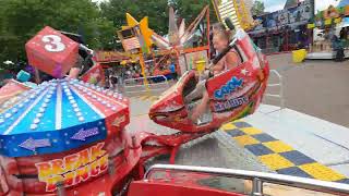 Break Dance M Leek  Kersen Feesten Kermis Gendt 2024  POV Onride 4K [upl. by Thayne]