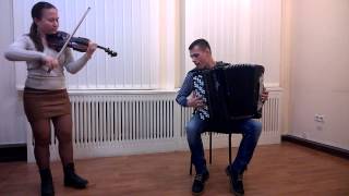 Richard Galliano Tango pour Claude Performed by Con Amore duo Violin and Accordion [upl. by Yelad]