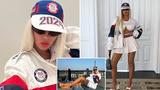 Beyoncé Stuns in Patriotic Fashion at Paris 2024 Olympics [upl. by Harol]