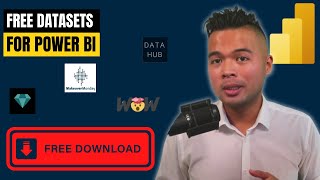 Where to get FREE DATASETS for Power BI training or learning  Beginners Guide to Power BI in 2023 [upl. by Erminia]