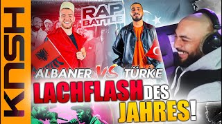 KOMPLETTER ABSTURZ🤣🤣  REACTION auf Albaner VS Türke  RAPBATTLE [upl. by Eeliak992]