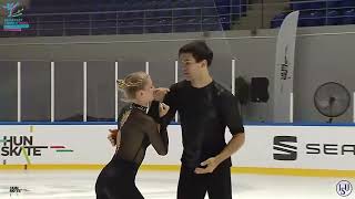 Minerva Fabienne Hase amp Nikita Volodin FS Budapest Trophy 2023 [upl. by Cahan519]