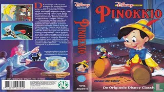 Disney VHS intro NL  Pinokkio 1940 [upl. by Dempsey]