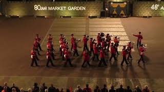 Airborne Taptoe Oosterbeek 2024  9 British Army Band Catterick [upl. by Yrocej]