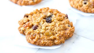 GALLETAS caseras de AVENA y ARÁNDANOS ¡Receta SALUDABLE y Fácil [upl. by Yhpos]