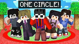 Minecraft But We Can’t Leave This CIRCLE [upl. by Coriss19]