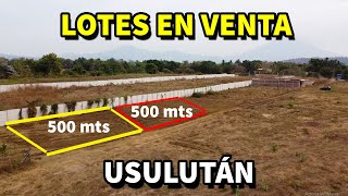 😱 CHULADA de LOTES en VENTA en USULUTAN El Salvador [upl. by Zobe]