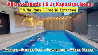 VILLA MURAH 16 JT KAPASITAS BESAR  Villa Ruby Megamendung Puncak Bogor [upl. by Dymphia]