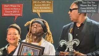 LIL WAYNE Diss JAYZ amp NFL w MASTER P NOLA MAYOR For SUPER BOWL HALFTIME Snub  Weezyana Fest 2024 [upl. by Keligot]