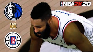 Dallas vs Clippers  NBA 2k20 simulation [upl. by Sigler]