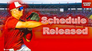 OU Baseball 2024 Baseball schedule is released [upl. by Dranal]