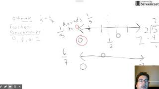 Estimating Fraction Sums Using Benchmarks [upl. by Eittam922]