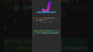 Java Beispielhaft  Lagere Bedingungen aus coding java [upl. by Manda]