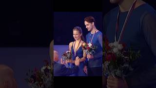 ✨ Vasilisa Kaganovskaya amp Maxim Nekrasov medal ceremony Russian Grand Prix Krasnoyarsk ✨ [upl. by Rutter]