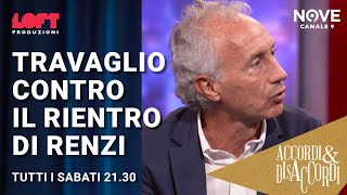 Travaglio contro il rientro di Renzi [upl. by Bowles354]