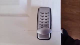 How to fit a simple keypad lock [upl. by Amliv]